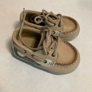 Sperry baby boy infant crib shoes size 2
